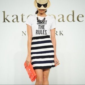 Kate Spade skirt the rules striped skirt s6